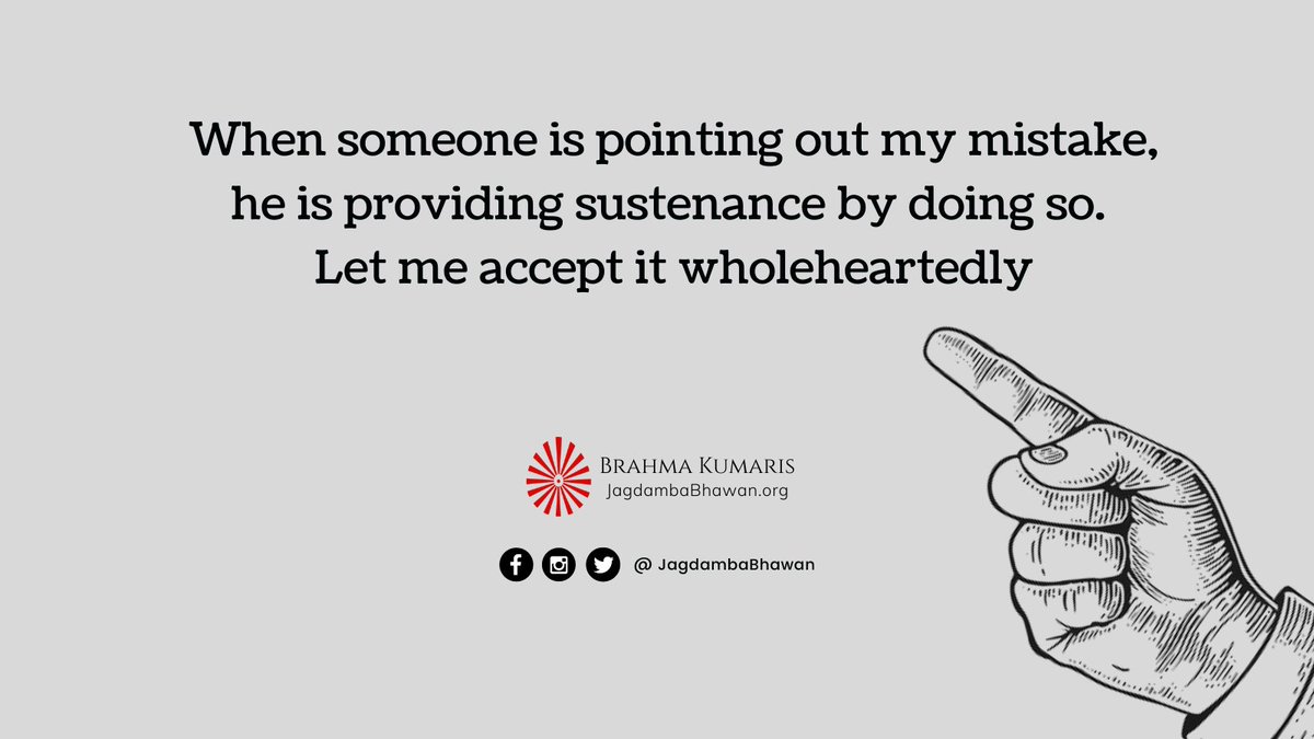 jagdambabhawan's tweet photo. #BrahmaKumaris #DontGetAngry #WellWishers #PointOut #AcceptItWholeheartedly #BeGrateful #BeHappy https://t.co/gQ0HqEH6aj