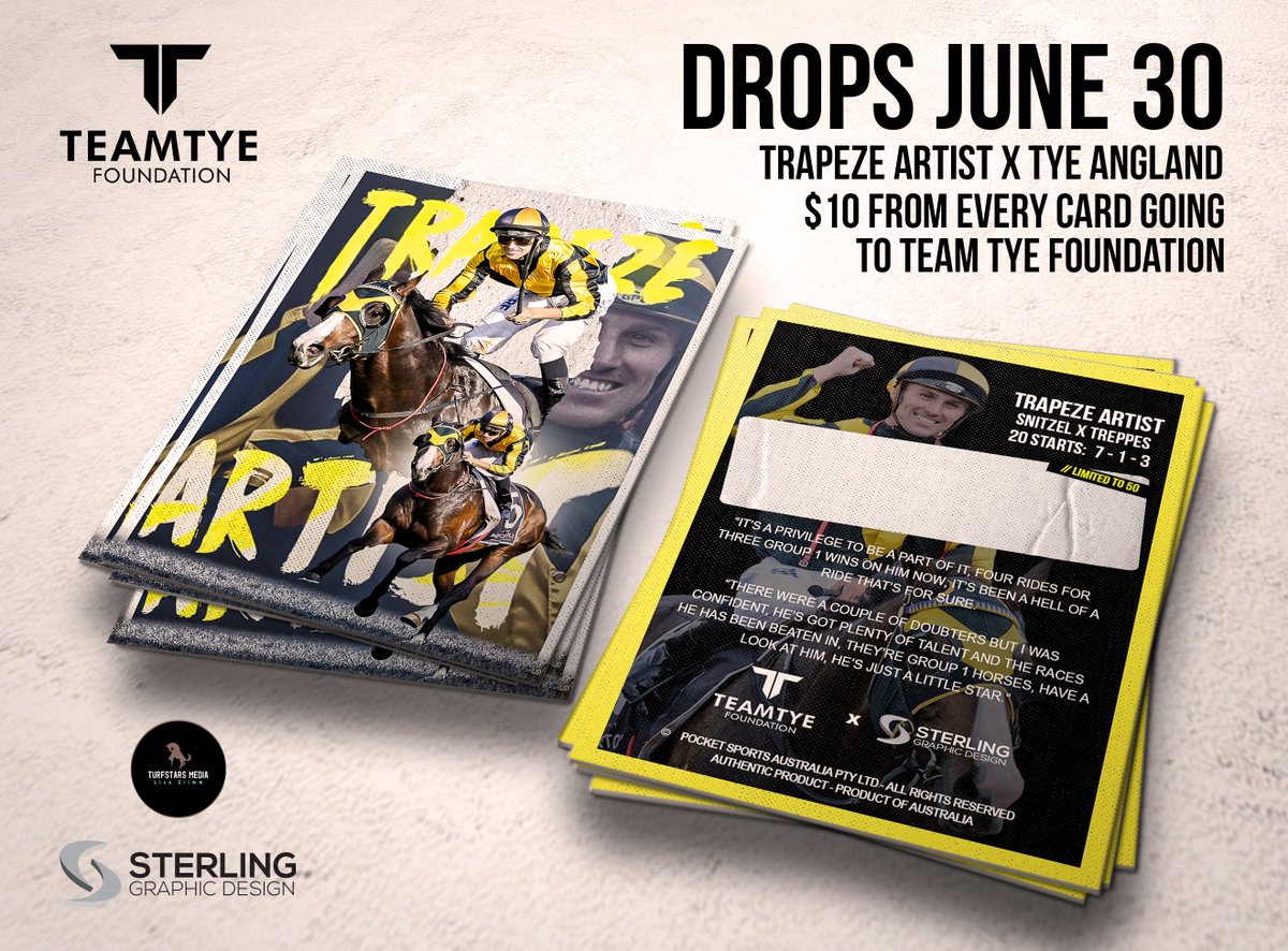 GraphicSterling's tweet photo. Something special for a good cause coming June 30

Thanks to @TeamTyeFdn @LisaGrimm9 https://t.co/OzX9bkTRJ5