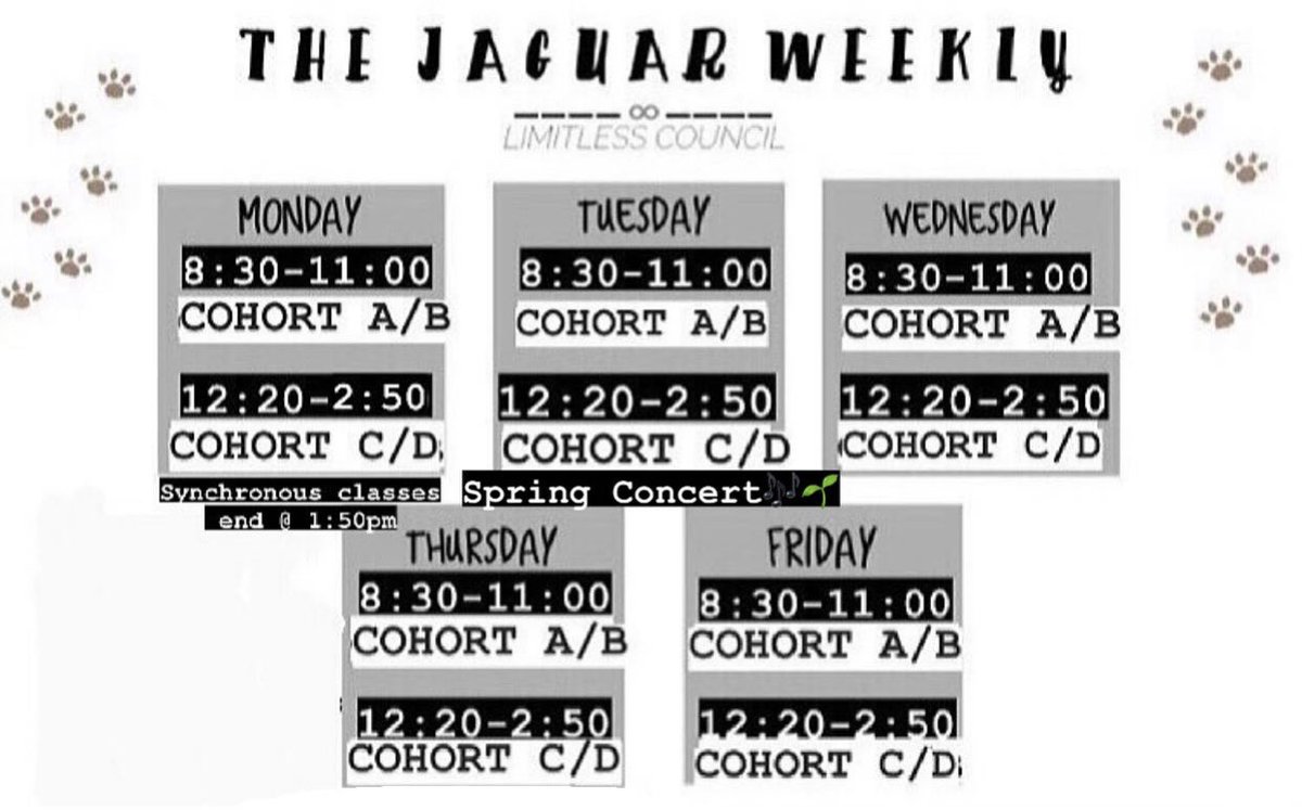 SJMPcouncil's tweet photo. Who’s excited for the Spring Concert?🌱🌼

📌Reminder that there’s no athletic banquet this week that was originally on the 10th :) https://t.co/Is992c9s4X