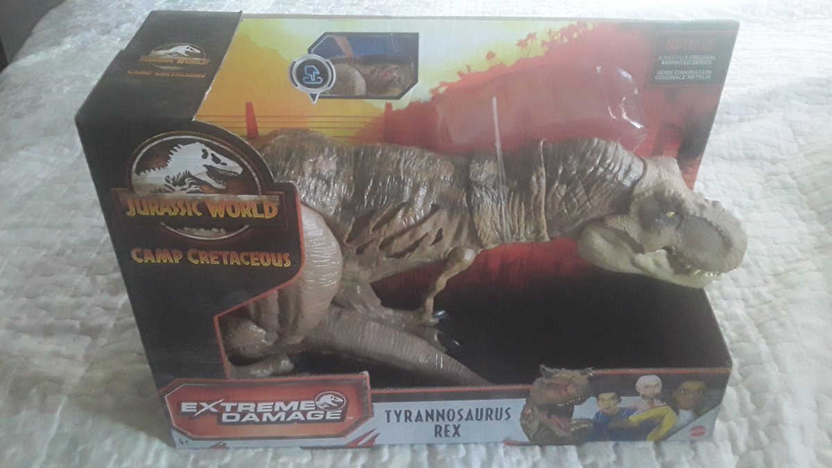 valadez_prieto's tweet photo. FINALLY!!!!!!!!!!!! I've Got Jurassic World: Camp Cretaceous Extreme Damage Tyrannosaurus Rex

#jurassicworld #campcretaceous #extremedamage #tyrannosaurusrex https://t.co/WhaYvIRk0T