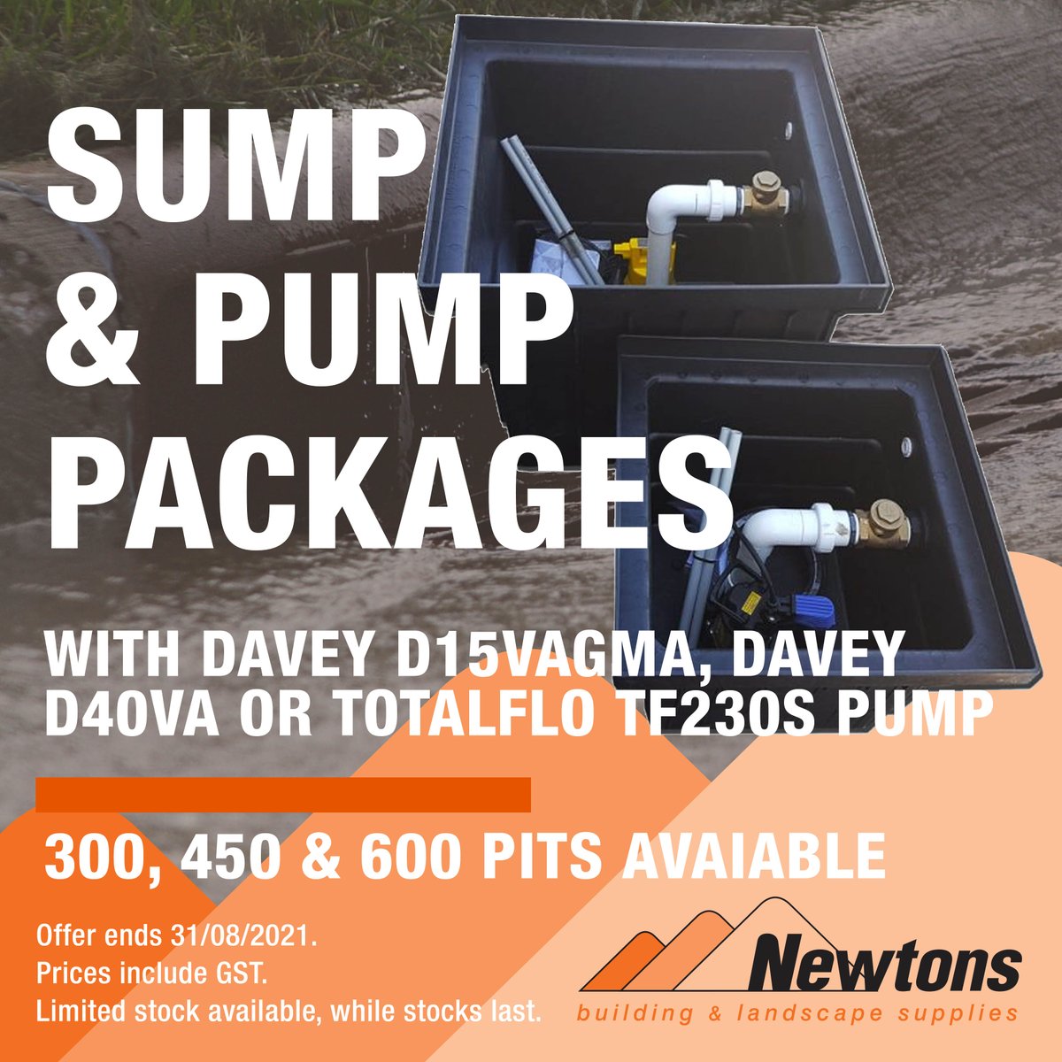 NewtonsBLS's tweet image. The rain is coming this week, but so are the savings at Newtons! 🌧☔️

Check out our deals and specials on all things water, including Rainwater Tanks, Sump Pumps and Stormwater Drainage.

newtonsbuilding.com.au/specials/ #NewtonsBLS #winterwarmers