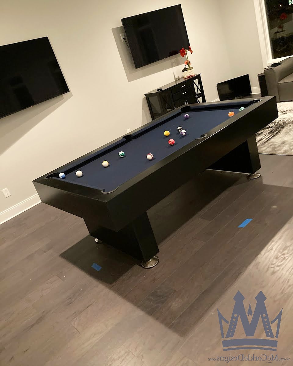 McCorkleDesigns's tweet photo. #Victoria #style #pooltable #billiards🎱 #game #custom #company #charcoal #gray #felt &amp; #All #black #finish #design #furniture #homedecor #modern #contemporary #steampunk #wood #company #penthouse #suite #studiolife #events #production #customfurniture  #mccorkledesigns https://t.co/e5jQngILGW
