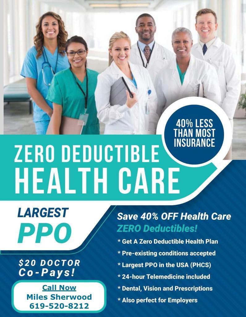 milessherwood's tweet image. No insurance? Think you can't afford it? We can help!
Zero Deductibles and only $20 Dr visits!
Destinyint.SavingaHighwayGlobal.com
#grouphealthplan #nopreexiatingconditions