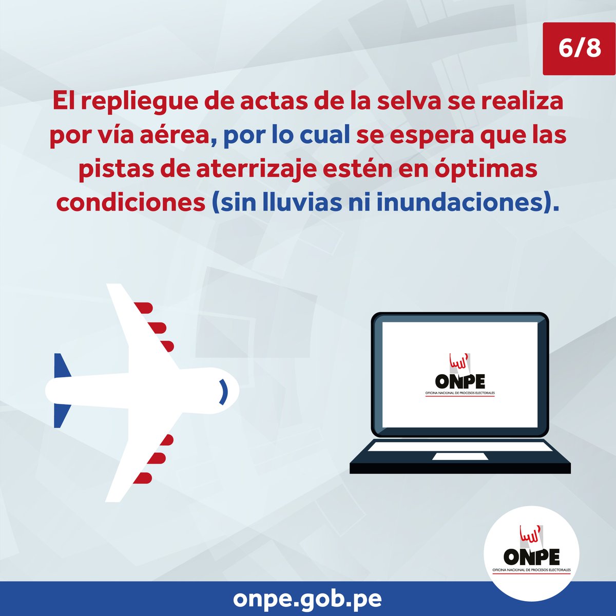 ONPE_oficial's tweet photo. 📷 | (2)
#VotemosPerú https://t.co/cMiT7lGlmg