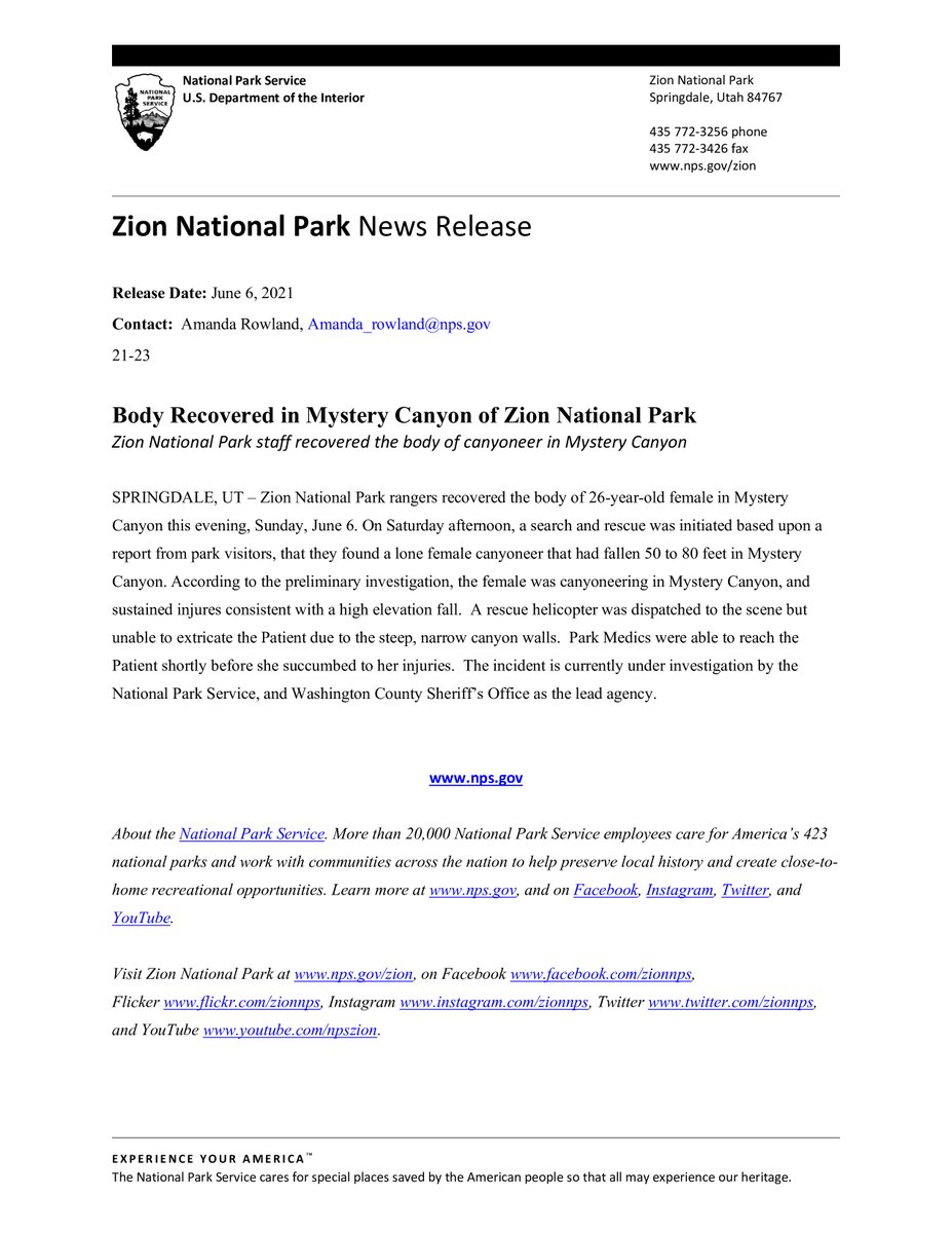 Zion National Park tweet media