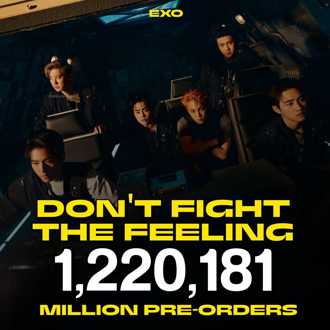 EXO really built SM Entertainment throughout these years for being a million seller group. EXO SEXTUPLE MILLION SELLER, WE BEEN KNEW. THIS FANDOM'S POWER NEVER FADES. SO PROUD OF YOU <a href="/weareoneEXO/">EXO</a>. 🥺🤍 

#DONT_FIGHT_THE_FEELING