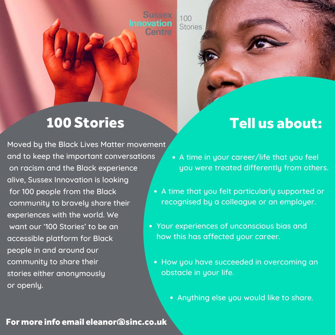 We want to hear your story...

#100Stories is a podcast series that’s intended to provide a platform for people of colour to share their experiences of prejudice and journeys to success. 
 
Please get in touch to have a chat with us 🙌