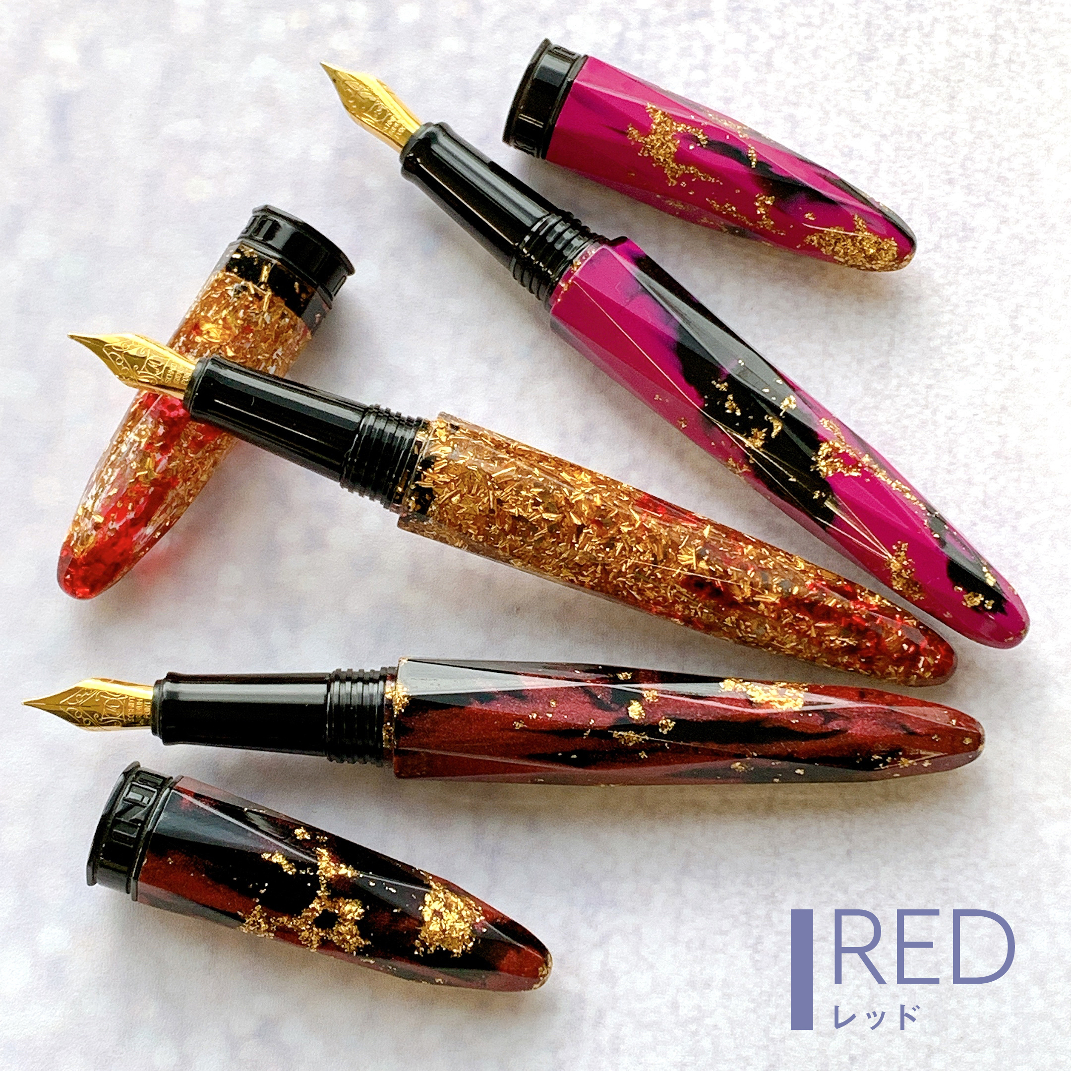 プリコ株式会社 ロシアの万年筆 Benu ベヌー をシリーズ別にご紹介 Briolette ブリオレット 宝石のようにカット面が美しく 豊富なカラー展開が魅力 ニブの色 本体軸の色ごとに分けていますので お気に入りを見つけてくださいね 商品詳細は