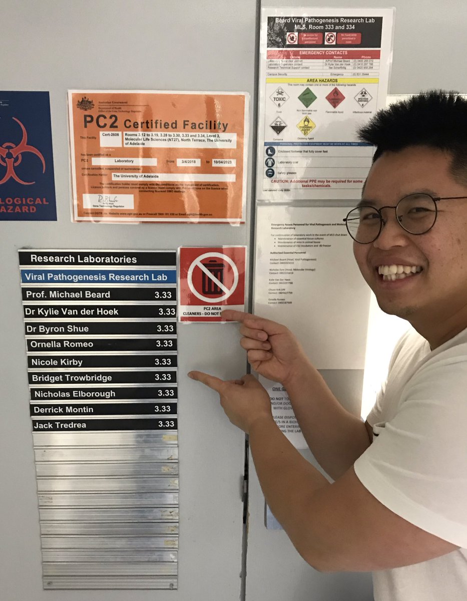 It’s official Byron is now Dr Shue. Congratulations and well done. Next chapter to begin soon! <a href="/RCID20/">Research Centre for Infectious Diseases (RCID)</a> @UniAdelSciences <a href="/bshues_/">Byron Shue</a>