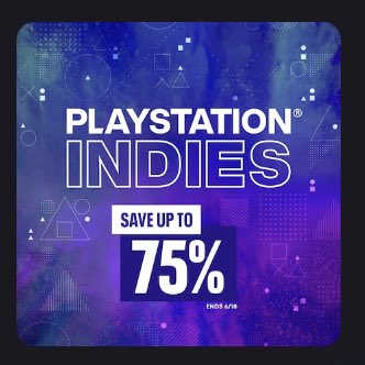 RT @Gameonysus: PSA there are a WHOLE BUNCH of PlayStation indies on sale until 6/18 and the sales are good as hell. https://t.co/7BKhfrvYto