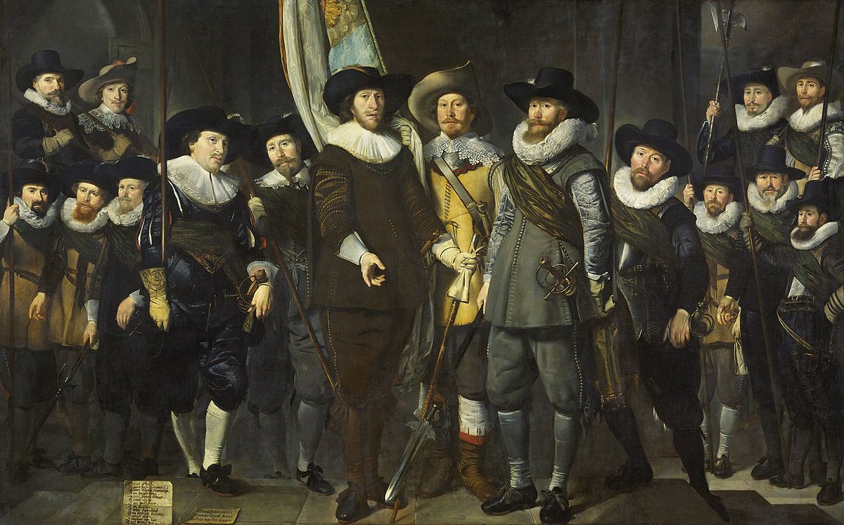OldPortraiture's tweet photo. Burried #OnThisDay in 1667: Dutch painter #ThomasdeKeyser (ca.1596-1667)
Portrait of the Company of Captain Allaert Cloeck and Lieutenant Lucas Jacobsz. Rotgans, 1632
#DeKeyser #DutchBaroque #Groupportraits https://t.co/zOKVaz4Lcn