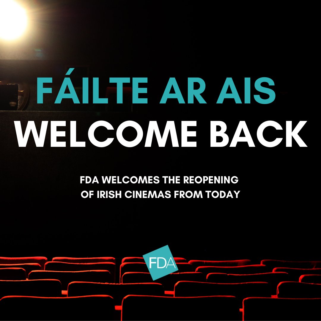 Film Distributors' Association on Twitter "FDA reopening of