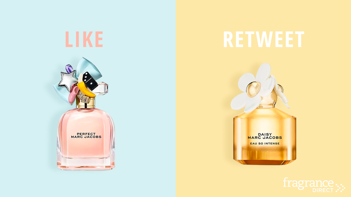 FragranceDirect's tweet image. Which Marc Jacobs fragrance would you choose? LIKE for Perfect or RETWEET for Daisy! 💗🌼