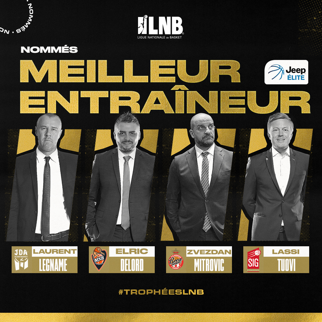 👔 Pas de grande équipe sans grand coach ✍️

Quel est le 𝐦𝐞𝐢𝐥𝐥𝐞𝐮𝐫 𝐞𝐧𝐭𝐫𝐚𝐢𝐧𝐞𝐮𝐫 de la saison en #JeepELITE ?

#TrophéesLNB