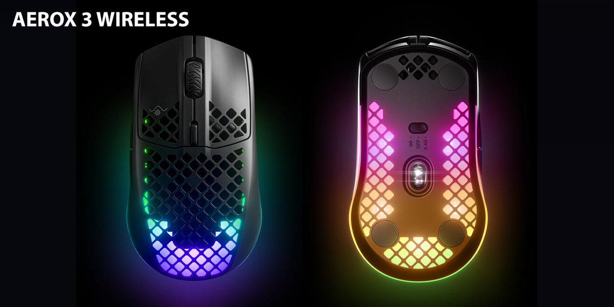 SvenRGE's tweet image. Hey! 

Von heute bis Samstag 23:59 Uhr hast du die Chance eine SteelSeries Aerox 3 Wireless Gaming-Maus zu gewinnen! 

Zum Teilnehmen und für weitere Infos klicke hier: gleam.io/OmxzD/svenrge-… 
oder !giveaway im Chat meines Twitch Kanals: 
twitch.tv/svenrge

Viel Glück!