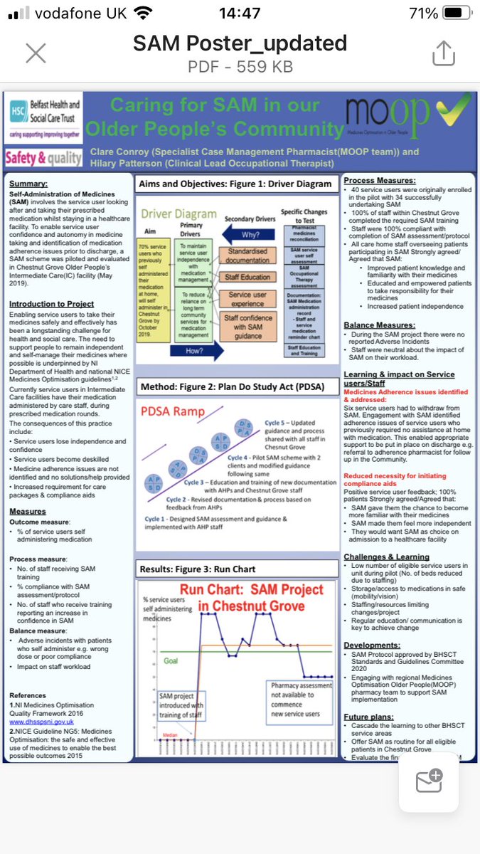Good luck to our #MOOP IC lead pharmacist ClareConroy presenting today at International Conference Geriatrics &amp;Gerontology, on #SAM Self Administration of Medicines in older people, with lead_OT <a href="/hilary_b89/">Hilary Patterson</a> @belfasttrust <a href="/Catheri24121774/">Catherine Collins</a> <a href="/Macnair2002S/">Suzanne MacNair</a> <a href="/GRTraub/">Gillian Traub</a> <a href="/mccusker_eimear/">Eimear McCusker</a>