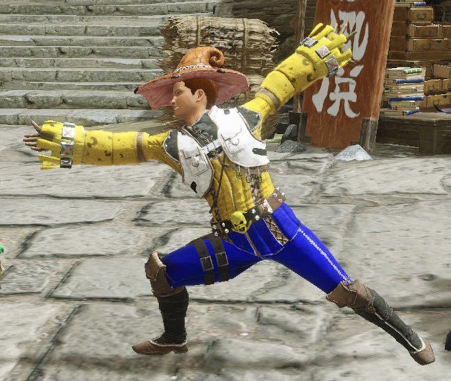 こっこ 重ね着装備でウッディっぽく作ってみました