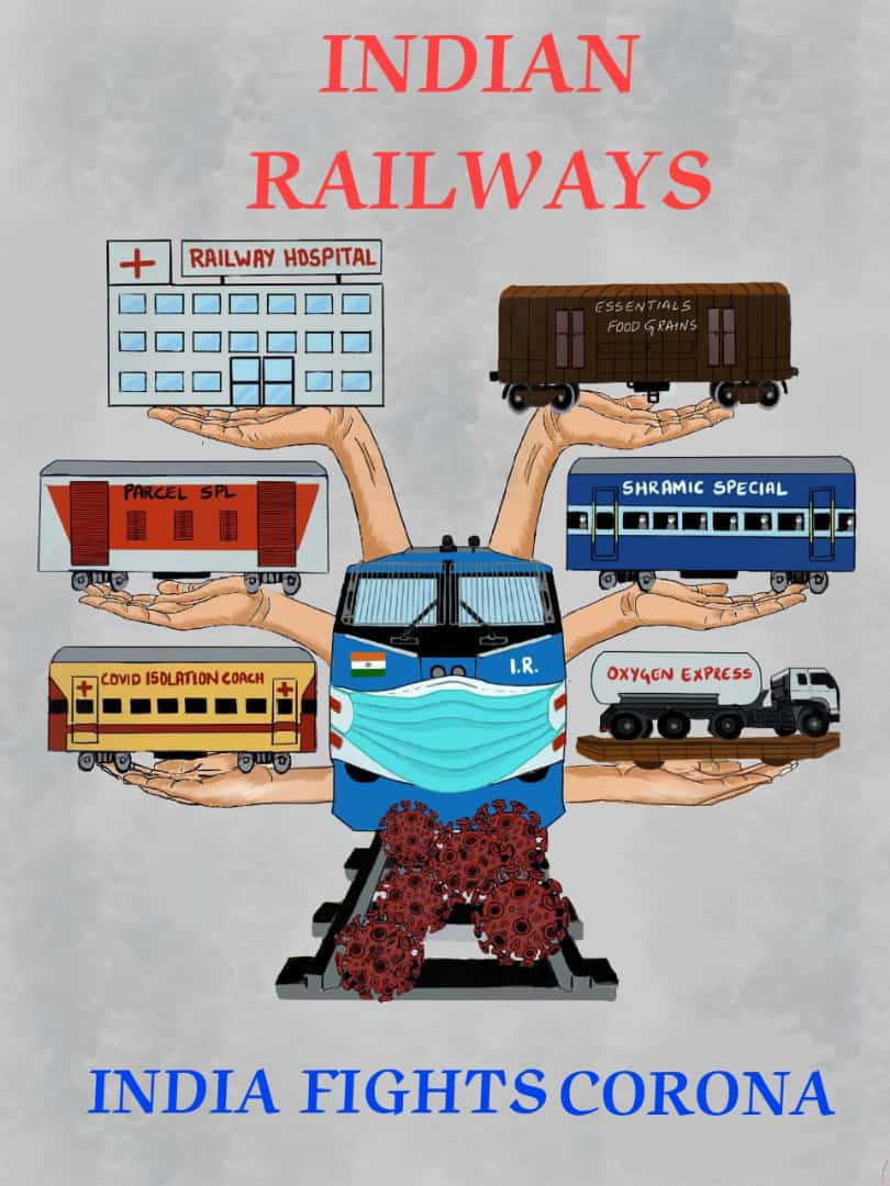 Raj_swr's tweet photo. #TreatRailwayEmployeesFrontlineWorker 
@PMOIndia @RailMinIndia @PiyushGoyal @MoHFW_INDIA @ShivaGopalMish1
@Raj_swr

रेल कर्मचारियों को फ्रंटलाइन वर्कर घोषित करना होगा। https://t.co/Tfk2abJMVa