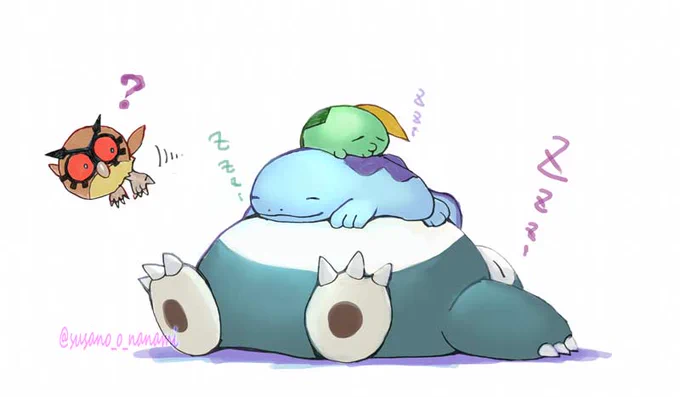 私のポケモン、だいたい寝てる 