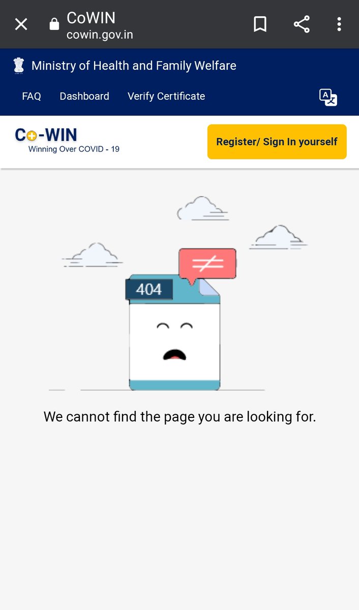 यह है भारत सरकार द्वारा बनाई गई #CowinPortal का हाल...

जब टीकाकरण की चोरी पकड़ी गई,
तो साइट ही बंद कर दिया सरकार ने!

इतना ही डरते हैं तो, चोरी नही टीकाकरण कराओ मोदी जी।।
पर अफसोस आप तो टीकाकरण के लिए नहीं ☑️ के लिए परेशान हैं।

#टिक_नहीं_टीका_चाहिए