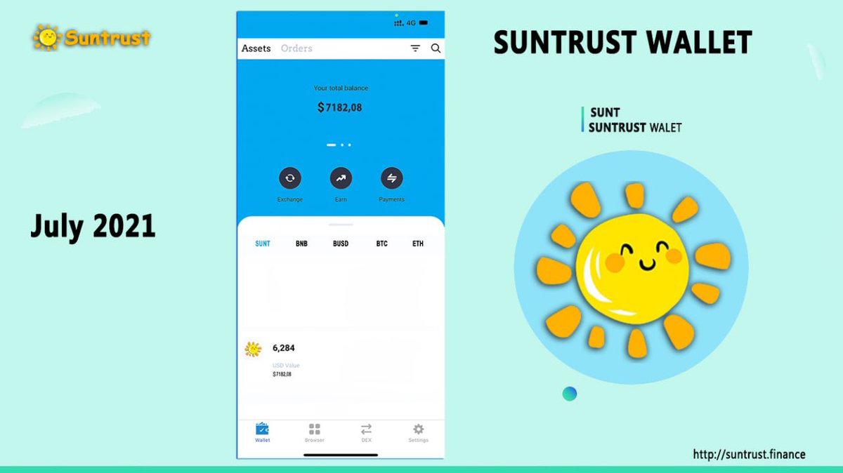 🌟What features will be made available in the first version of the Suntrust wallet app
See more: t.me/suntrustfinanc…
#SUNT #SUNTRUTSWALLET #Bsc