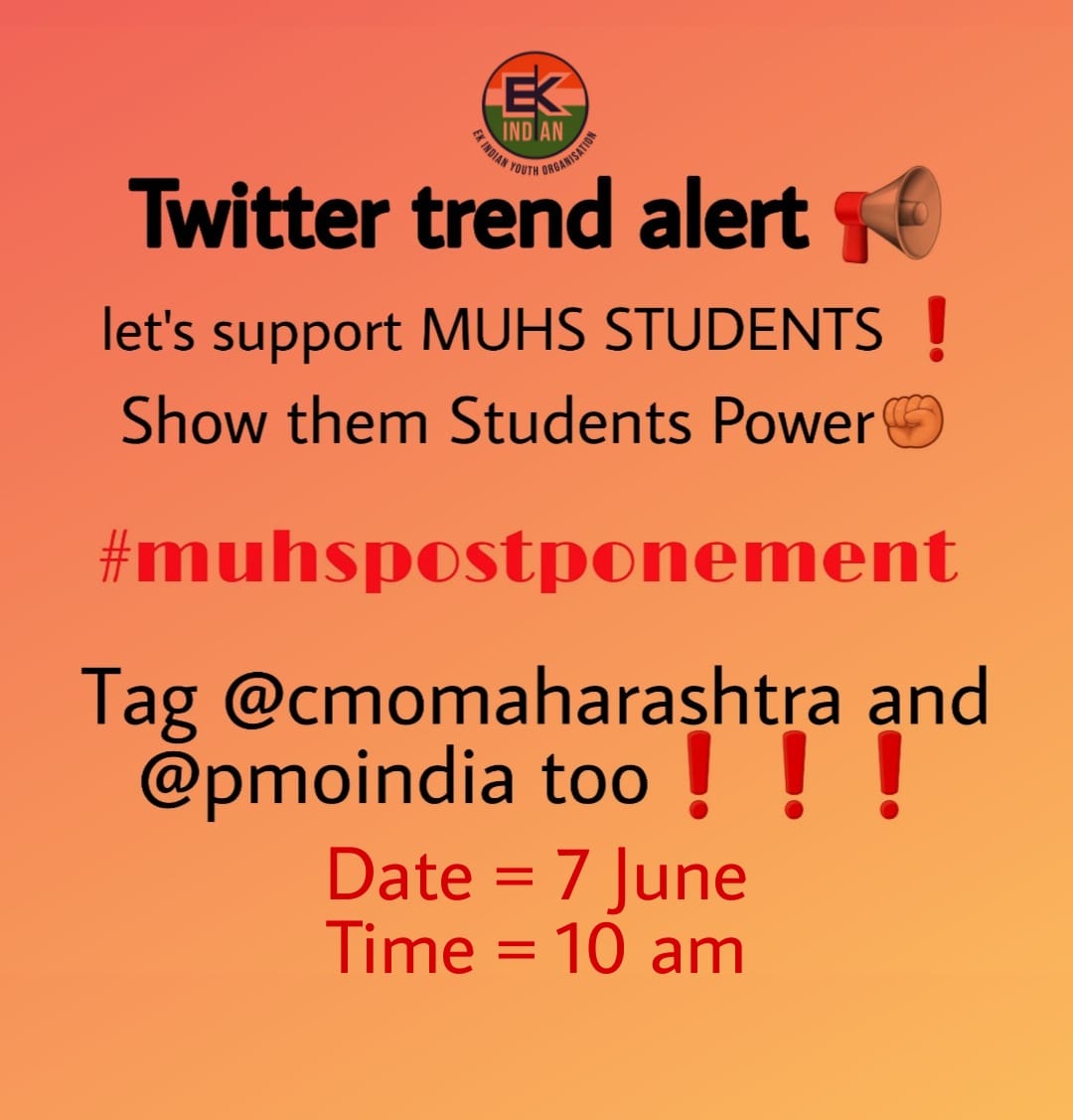 FaizanA63570152's tweet image. #muhs #muhsonline #muhspromote 
@CMOMaharashtra 
@AmitV_Deshmukh 
@amirshaikh_INC 
@rupesh_nathe 
@DrAmolDeshmukh 
@PMOIndia 
@BSKoshyari