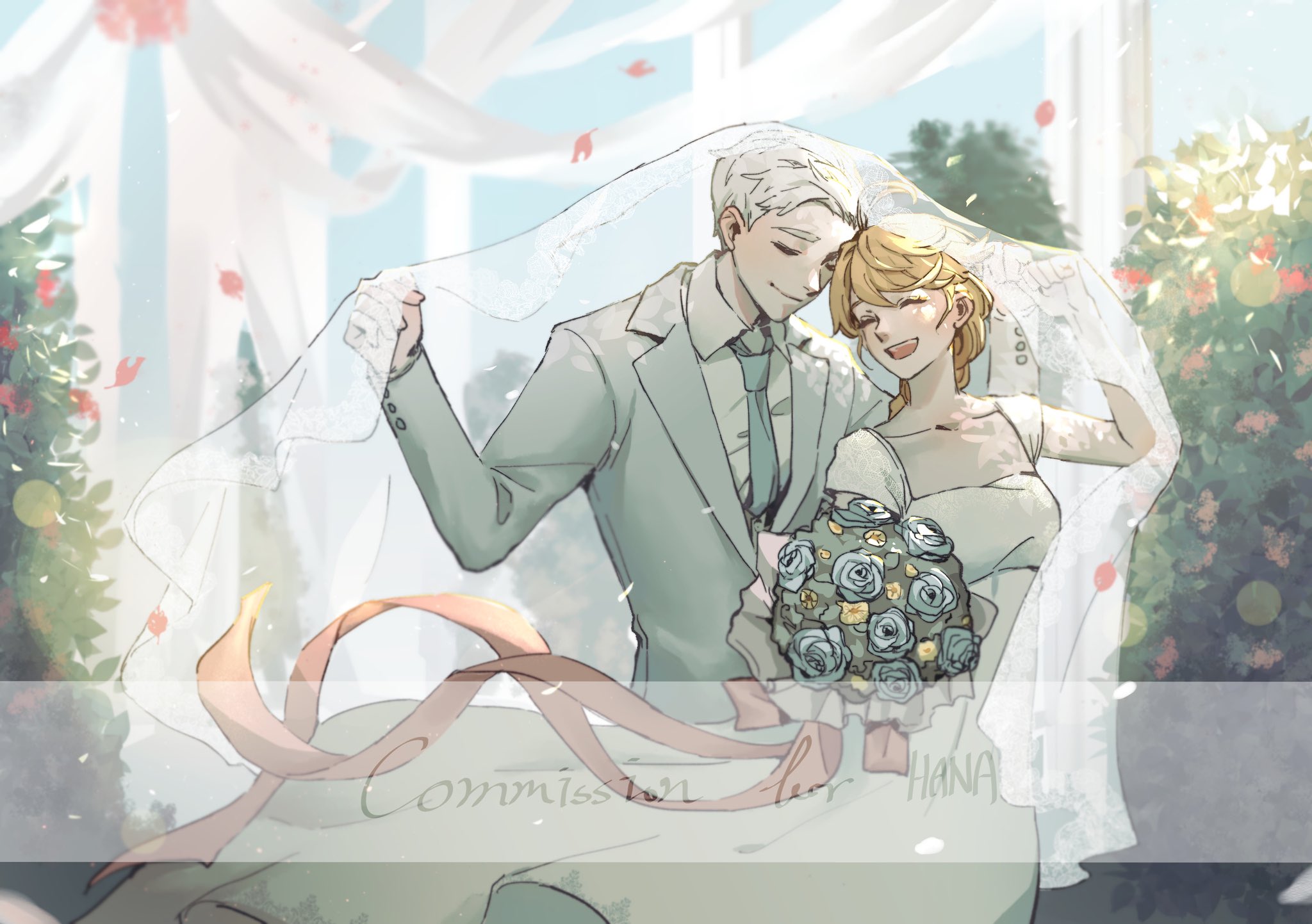 百路 約ネバ Commission ノマエマ 六月花嫁 T Co 75eyksssj3 Twitter