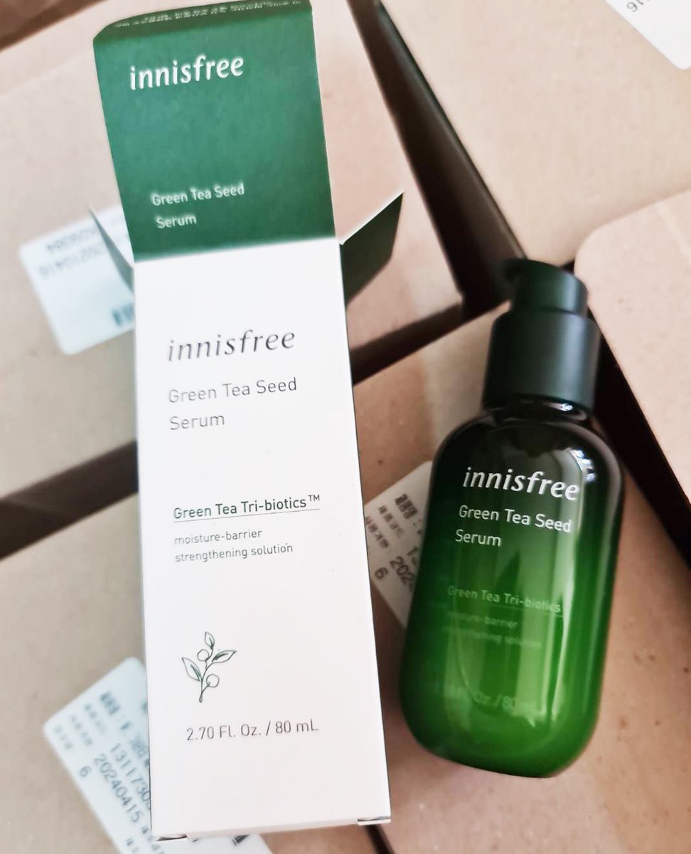 mins_store's tweet photo. พร้อมส่ง✨

Innisfree Green Tea Seed Serum 80ml. (Green Tea Tri-Biotics™️)

💌ราคา 520฿

ช่วยให้ผิวชุ่มชื้น และยังคงเป็นสูตรที่ช่วยปลอบประโลมผิวได้เหมือนเดิม ทำให้ผิวหน้าเนียน กระชับ เต่งตึง ริ้วรอยดูจางลงอย่างเห็นได้ชัด สัมผัสได้ตั้งแต่ครั้งแรกที่ใช้
#สกินแคร์พร้อมส่ง #สกินแคร์ https://t.co/cR2BOwnbyM
