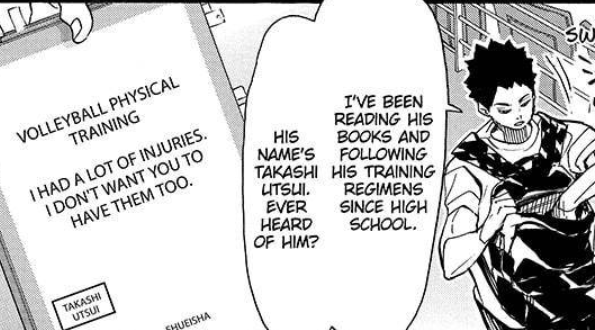 hoshiumisexy's tweet photo. I love how it's canon that Ushijima's dad wrote a self-help book with an extremely literal title. This is where Ushijima gets it. They simply get straight to the point https://t.co/iK57vnndXT