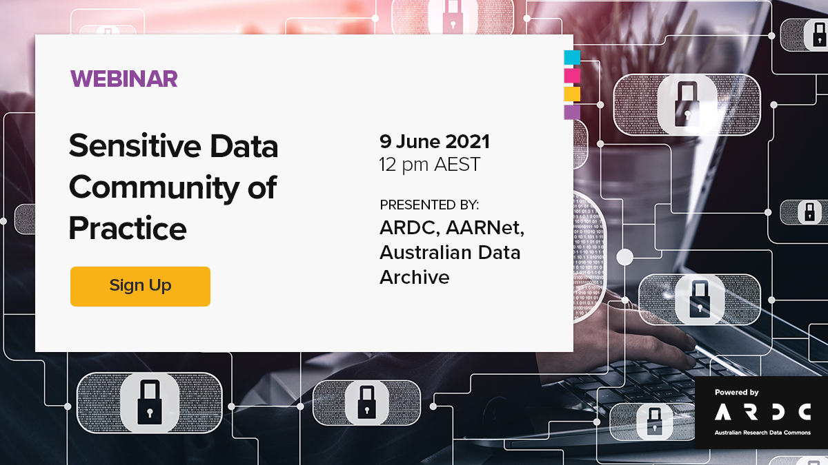 Australian Research Data Commons (ARDC) (@ardc_au) on Twitter photo Join the Sensitive Data Community of Practice on Wednesday at 12pm AEST to hear from <a href="/AusGenomics/">Australian Genomics</a> about their approach to dynamic consent and data access. This meeting is open to all. <a href="/AARNet/">AARNet Australia</a> <a href="/ausdataarchive/">Aust Data Archive</a> Register now> eventbrite.com.au/e/sensitive-da…
#sensitivedata #RDM Join the Sensitive Data Community of Practice on Wednesday at 12pm AEST to hear from <a href="/AusGenomics/">Australian Genomics</a> about their approach to dynamic consent and data access. This meeting is open to all. <a href="/AARNet/">AARNet Australia</a> <a href="/ausdataarchive/">Aust Data Archive</a> Register now> eventbrite.com.au/e/sensitive-da…
#sensitivedata #RDM