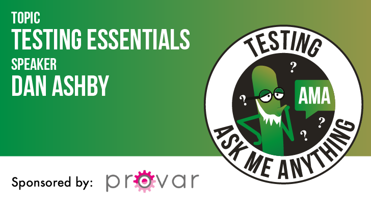 ministryoftest's tweet photo. Missed our #TestingAMA last week with @DanAshby04? The recording is available to watch back now π
https://t.co/CfdFlvSikQ https://t.co/RDfSGLyHO8
