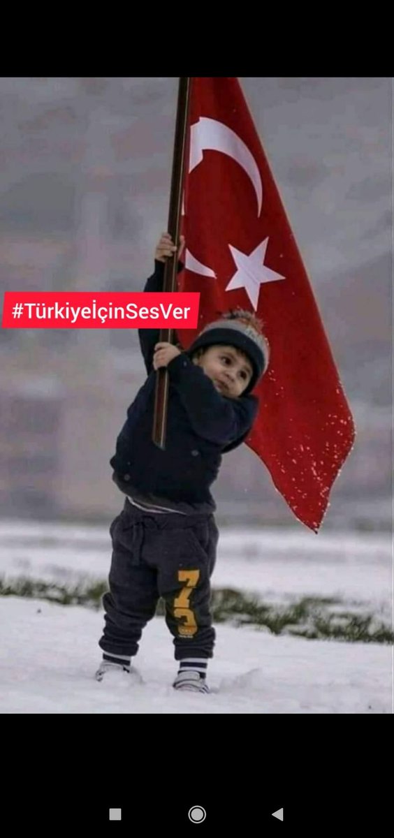 Korkma, sönmez bu şafaklarda yüzen al sancak;

Ben de #TürkiyeİçinSesVer'iyorum, peki sen @HFLZS