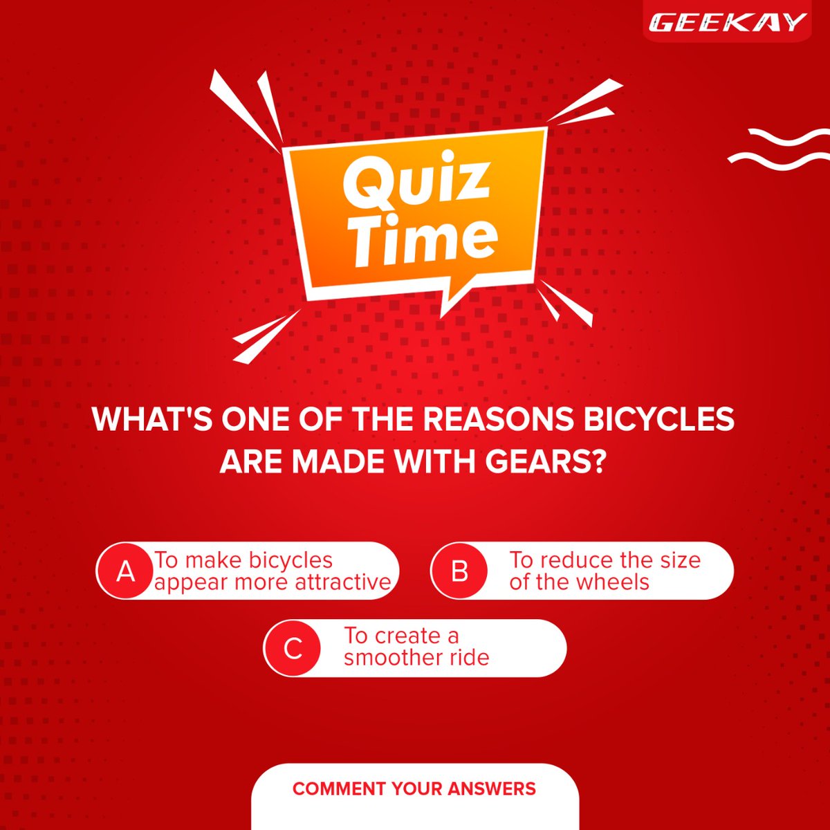Let's do some brainstorming 

#geekaybikes #geekay 
 #quiz #cyclequiz #bikequiz #Cyclequiz #cyclingquiz #quizday #QuizDay  #quiz #Quiz #QuizTime #mondaythoughts #Trivia #ContestAlert #quiz