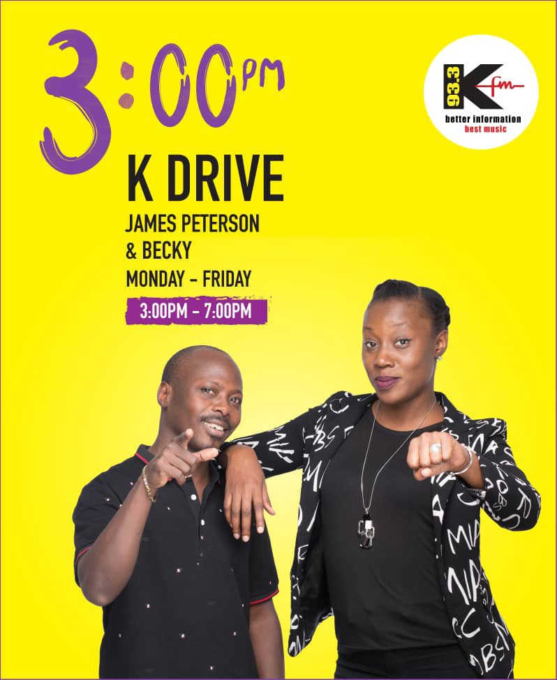 933kfm's tweet photo. We always aim at giving you the best  and today, we introduce our new addition to the KFM family. 

Welcome @BNantale to the K-Drive show. https://t.co/n1J96LRNse