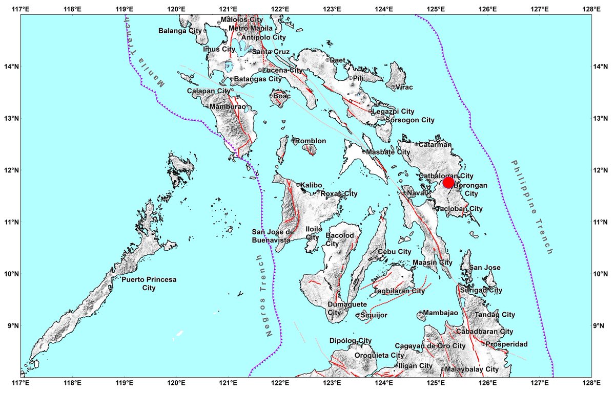 phivolcs_dost's tweet photo. #EarthquakePH #EarthquakeEasternSamar
Earthquake Information No.1
Date and Time: 07 Jun 2021 - 04:03 PM
Magnitude = 2.4
Depth = 031 kilometers
Location = 11.75N, 125.25E - 023 km S 89° W of San Julian (Eastern Samar)

https://t.co/bOBlTUMGq6 https://t.co/5zjhQ1v4KR