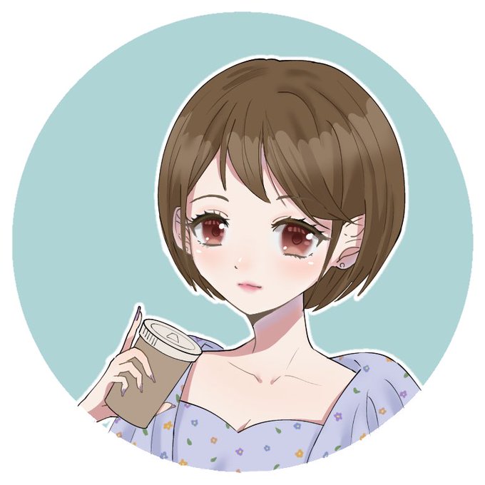 ショートヘア女子のtwitterイラスト検索結果