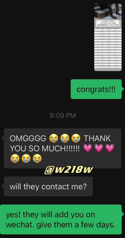 w218w's tweet photo. #218feedback

TXT <The Chaos Chapter: FREEZE> Yizhiyu video call winner ✨ 1-3

I am so excited for you all🥰

tag: yizhiyu yzy withfans https://t.co/7sx3XrnQkQ