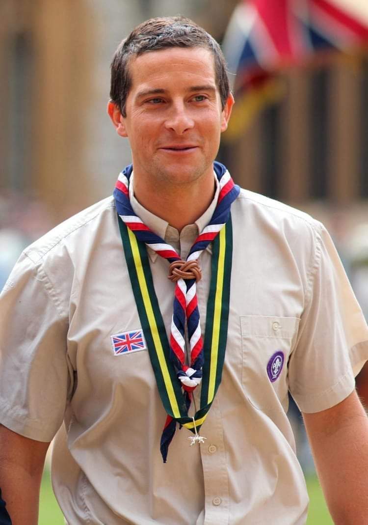 Happy birthday to Bear Grylls..  Chief Ambassador of world scouts..    