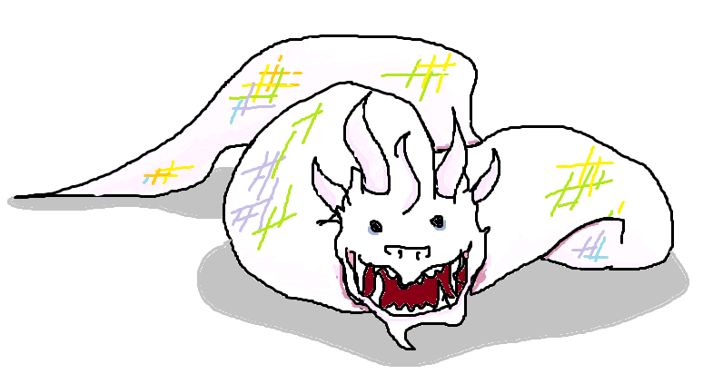 DergRiley's tweet photo. the prismatic wyrm https://t.co/QGG81f9LQP