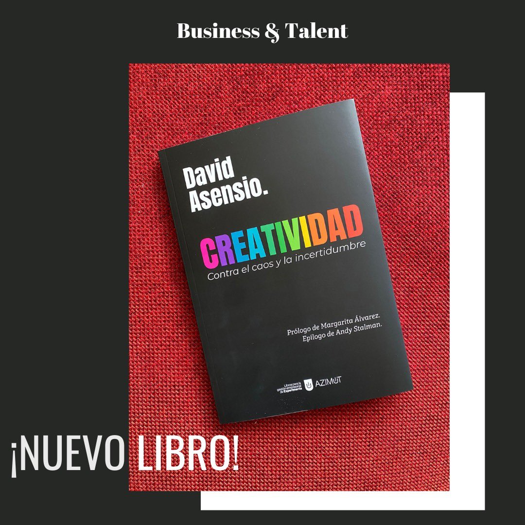 BusinessTalent4's tweet photo. Nuestro compañero @DavidAsensioTv está de enhorabuena: acaba de publicar su tercer libro 
¡Enhorabuena, David! Estamos deseando leerlo 👏🏻 https://t.co/HZhHuwxOhN