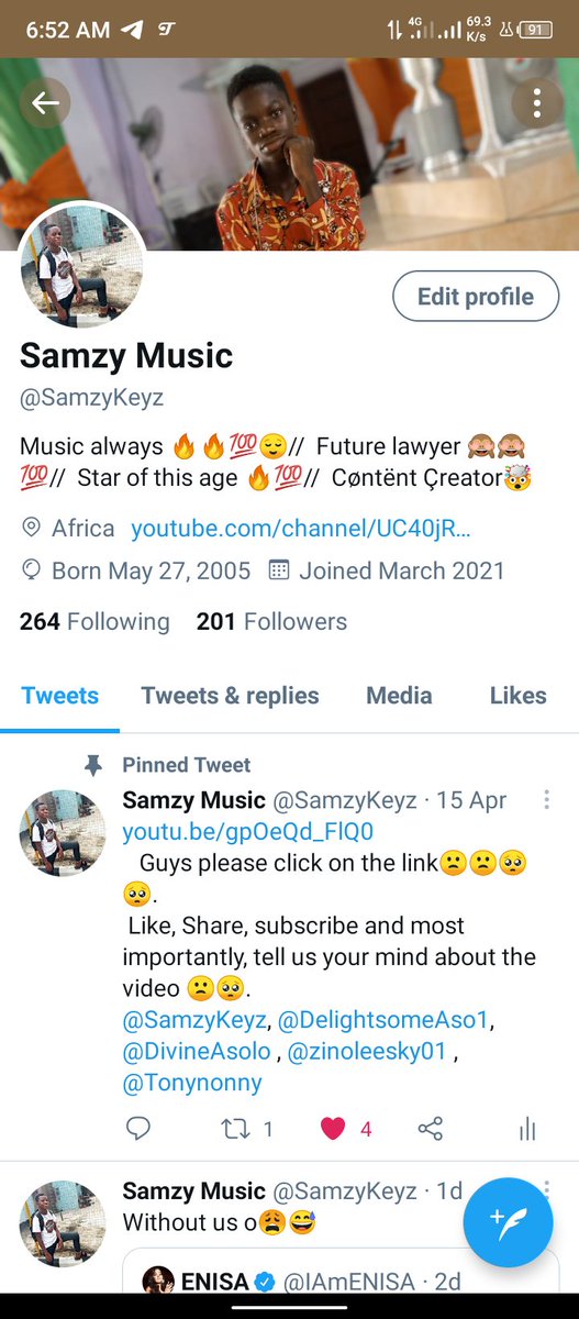 SamzyKeyz's tweet photo. Thanks 200+ new family on Twitter 😌💯 https://t.co/lvaWOVFvmh