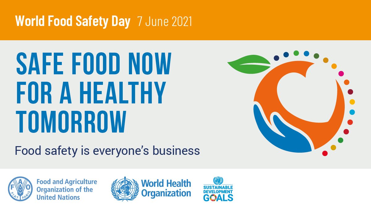 angotjl's tweet photo. #OneHealth concerns communicable diseases but also food safety : a big challenge for today and for the future
#WorldFoodSafetyDay
#JourneeMondialeDelAlimentation
2 days after the #WorldEnvironmentDay
#JourneeMondialeDelEnvironnement
@FAOWHOCodex 
@CodexAlimFR 
#VeterinaryServices https://t.co/N3JwyVRcIq