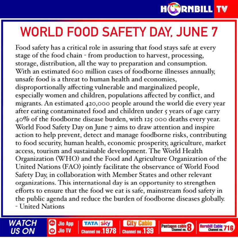YepthomiBen's tweet photo. In this age of rapid developments with invisible consequences, food safety remains an urgent global concern.

Food safety is a shared responsibility &amp; consumption of safe food has long-term benefits for people, economy &amp; the planet.
#WorldFoodSafetyDay2021
@nstomar https://t.co/muMrLNTYuZ