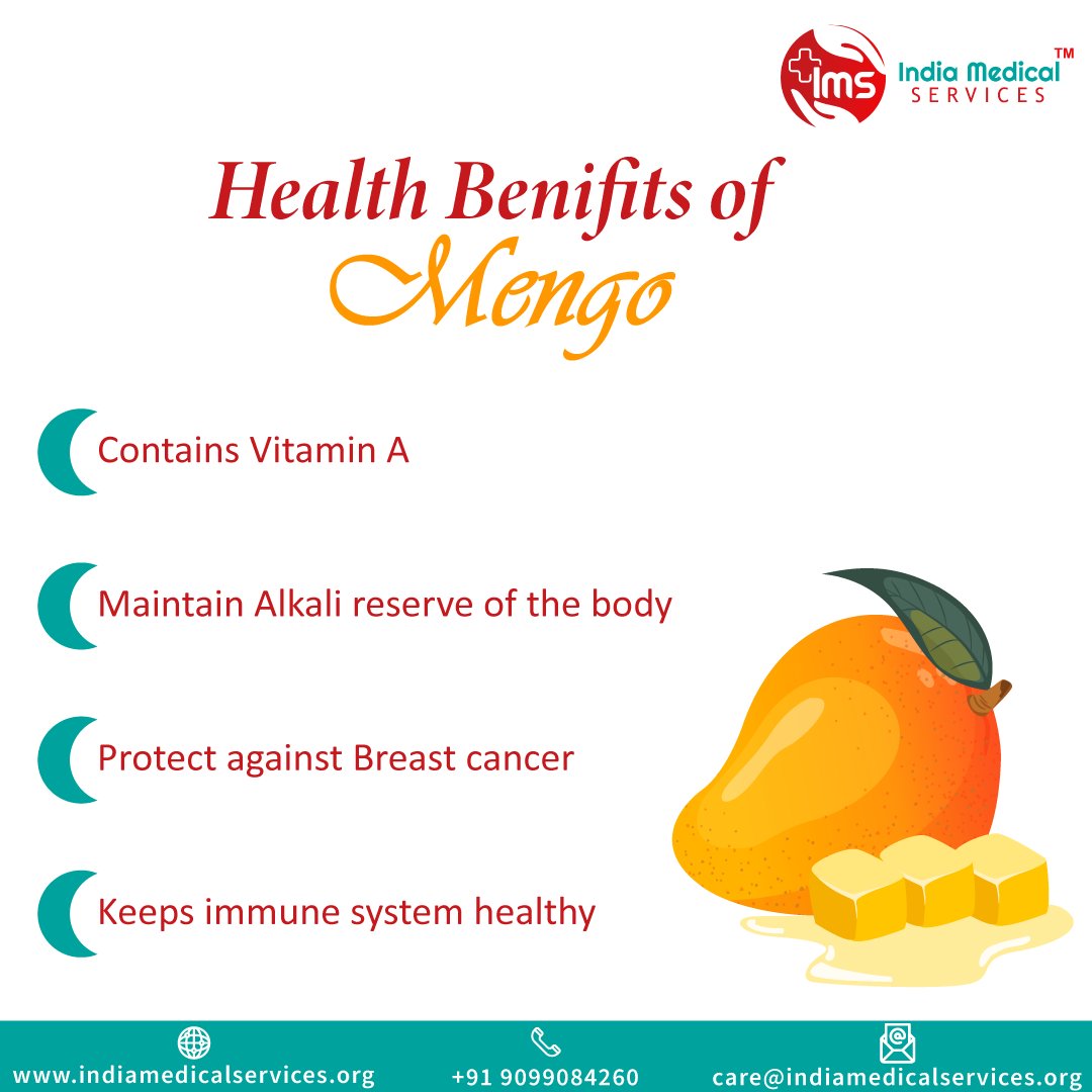 We'd have to say yes, thanks to the fiber, vitamins, and delicious flavor. In addition to being high in vitamins and minerals.
🌐 indiamedicalservices.org
#benefitsofmango #mango #mangofruit #medicaltourism  #medicaltourismindia #india #indianmedicalservices #ims