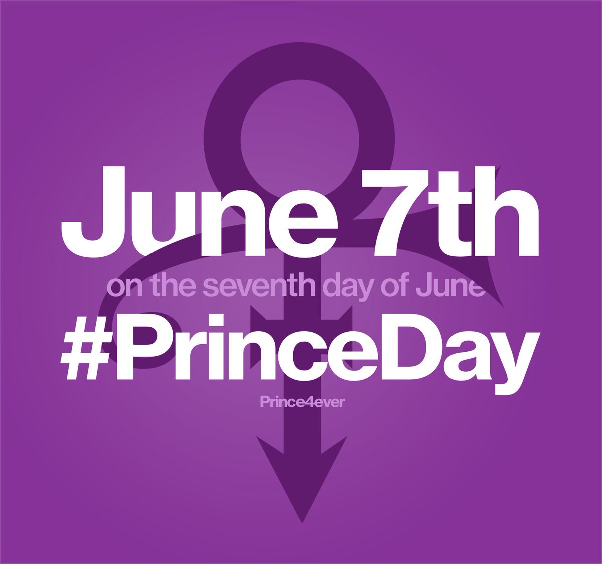 Housequake's tweet photo. Dearly beloved, we have gathered here today, to get through this thing called #PrinceDay. Because on the seventh day of June, we celebrate Prince's birthday and his legacy.  Prince’s music will echo into eternity. https://t.co/reiBqYr1ip