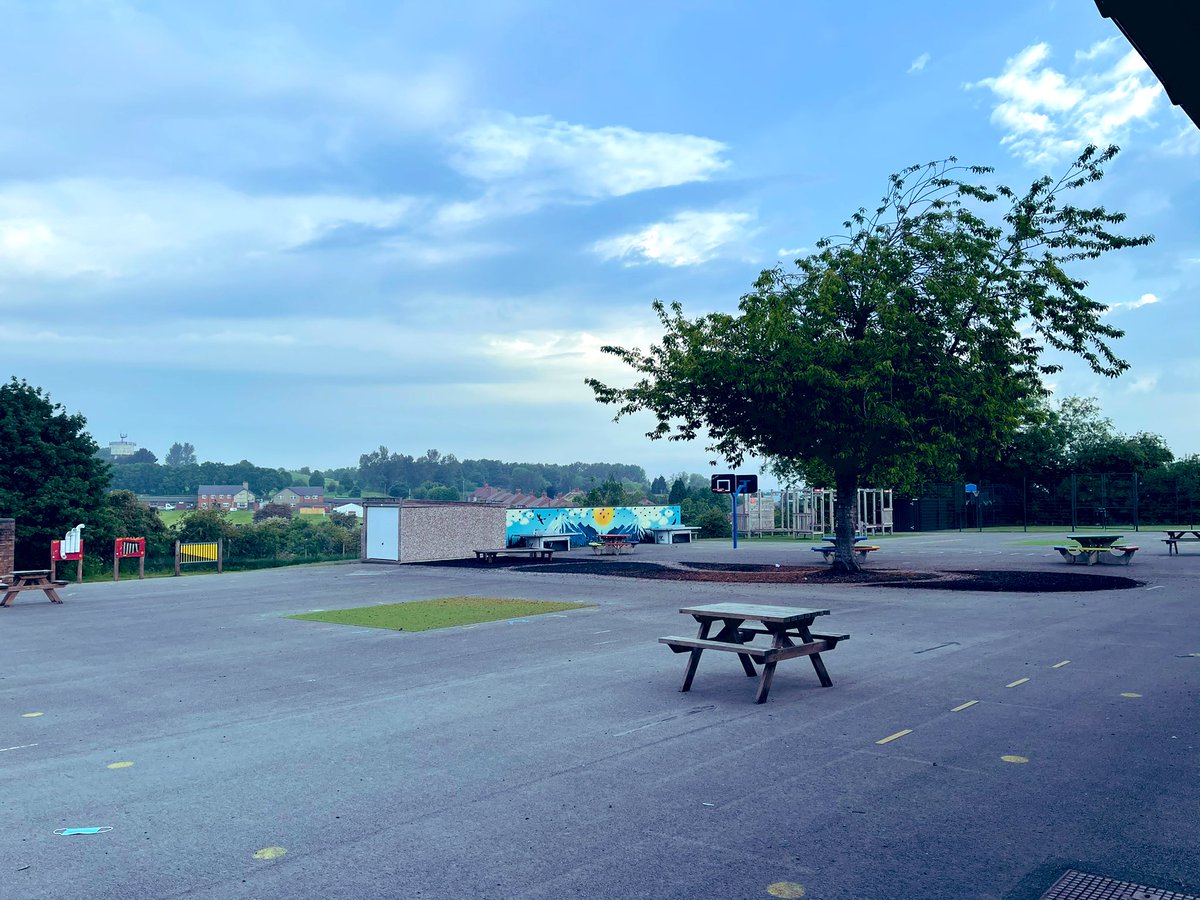 halfpennylane's tweet photo. We are back and raring to go this morning! The sun is coming out, the birds are tweeting and we cannot wait to see all of our children back in school this morning. 😎☀️ #MondayMotivation #letsrockthis https://t.co/j3xl6BXxQi