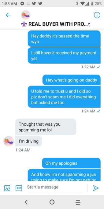 Ladies beware another scammer on the loose @AAAAAAAAZA5  proof my ass still haven't paid me https://t<a class="tags" target="_blank" title="On Twitter" href="/?out=eyJ0eXAiOiJKV1QiLCJhbGciOiJIUzUxMiJ9.eyJpYXQiOjE3MjU1MTcxOTUsImlzcyI6InR3cG9ybnN0YXJzLmNvbSIsIm5iZiI6MTcyNTUxNzE5NSwiZXhwIjoxNzU3MDUzMTk1LCJyZWRpcmVjdF91cmwiOiJodHRwczovL3R3aXR0ZXIuY29tL0FBQUFBQUFBWkE1In0.nnTZICRd9NYf4zdcktswInIirZUuc-7vEPrz59lf6agDpIDgfcLVTv5BMvAvtJrLuvNMULKgVWoZDVQBC0wzcA">@AAAAAAAAZA5</a>