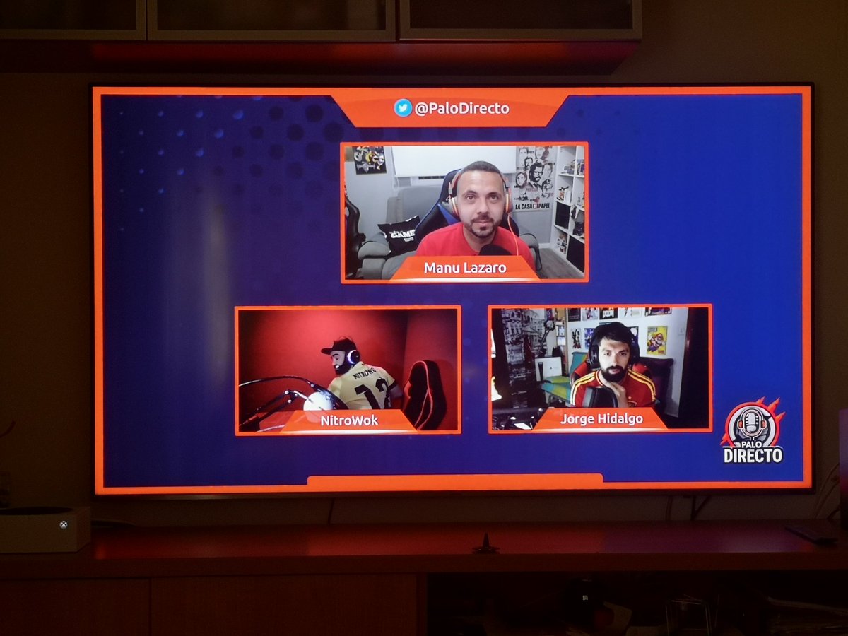 12+1 <a href="/PaloDirecto/">PALO DIRECTO</a> <a href="/Manulazaro/">Manu Lázaro | VoyaSerLibre |</a> @JHidalgol7
<a href="/nitrowok/">Isaac</a>

Lunes por la mañana y en diferido, pero no fallo 😅

Vamos a escuchar la lista 🇪🇸🇪🇸
