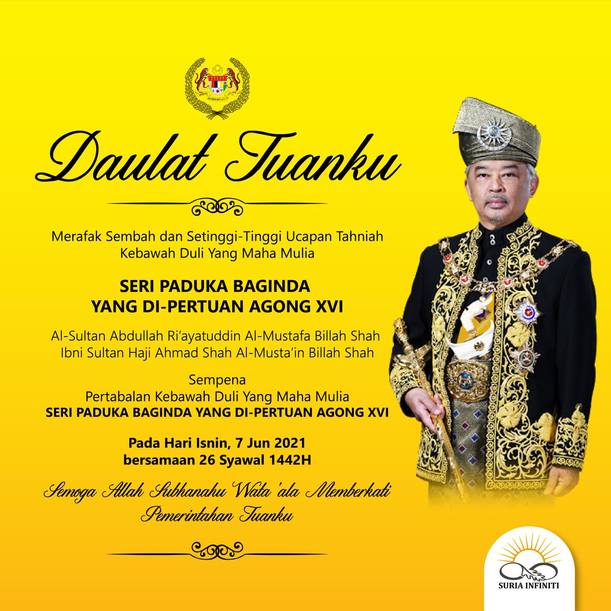 hari pertabalan agong in english