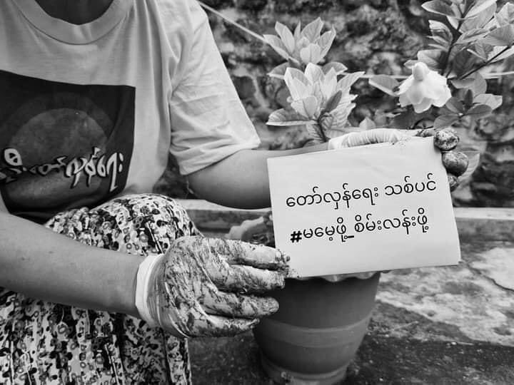 drgndvne's tweet photo. Youths from #HsiPaw participated in #SpringRevolutionTree🌳🌳🌳 campaign on June 7. 

#မမေ့ဖို့_စိမ်းလန်းဖို့
#June7Coup
#WhatsHappeningInMyanmar https://t.co/XtdE3qLzSn
